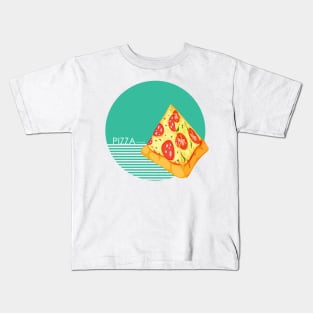 Pizza pyramid Greatest wonder - I love Pizza Kids T-Shirt